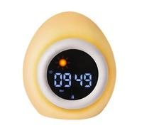 BEIYUANYA Kids Alarm & Sleep Trainer - Cute Sun/Moon Night Light with Wake-Up Function, Ok to Wake Clock for Kids