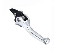 BeiZhengbhD Clutch Lever Handlebar Motorcycle Pit Pro Racing CNC for F3 2nd Clutch Dirt Bike Handlebar Universal for CR for CRF for YZF for WRF(Silver Brake)