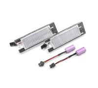 BeiZhengbhD License Number Plate Light For Jeep For Renegade 2015-2021 White Car-Styling Number Lamp 12V OEM 68247166AA 2Pcs Canbus LED License Plate Light