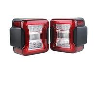 BeiZhengbhD Rear Tail Light For Jeep For Wrangler For JK For JL 2007-2024 LED Tail Light Rear Reverse Brake Lamp Turn Signal Light EU Version Tail Lights(Red lens 2018-2024)