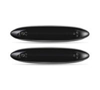 BeiZhengbhD Side Mirror Turn Signal Light For Toyota For Soarer For Highlander For Kluger 2007-2013 2x Led Flash Side Marker Turn Signal Light(Smoked lens)