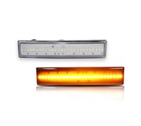 BeiZhengbhD Side Mirror Turn Signal Light For Toyota For Supra For MK3 For A70 For MA70 For GA70 For JAZ70 1986-1992 Amber Red Led Side Marker Lights(Clear Lens Amber)