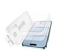 Beizun Screen Protector For iPhone 17 AIR, 3-Pack 9H+ Tempered Glass, Easy Installation, Bubble-Free, Dust-Free Tray, Full Coverage, 3D Curved Edges, Anti-Scratch/Drop, Anti-Fingerprint, Case Friendly