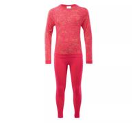 Bejo Girl's Grar II Leaf Print Thermal Base Layers in Raspberry | Size: 7-8 Years Bejo Raspberry 7-8 Years