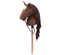 BEJOY Stick Horse Hobby Horse Toy, Horse on a Stick with Halter & Reins