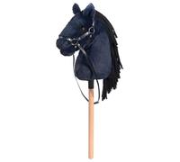 BEJOY Stick Horse Hobby Horse Toy, Horse on a Stick with Halter & Reins