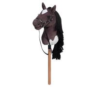 BEJOY Stick Horse Hobby Horse Toy, Horse on a Stick with Halter & Reins