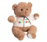 BEJOY Teddy Bear, Cute Soft Teddies with HAPPY BIRTHDAY Shirt, Small Cuddly Plush Toy Stuffed Animals, Gift for Kids & Friends