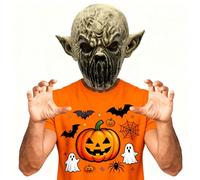 BEJOYFMY Scary Mouthless Monster Mask, Creepy Ghost Devil Zombie Face Masks for Halloween Cosplay Party Props