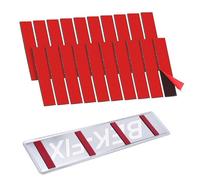 BEK-FIX® 20 Number Plate Sticky Pads Double Sided Adhesive Tape Strips License Plate Holder