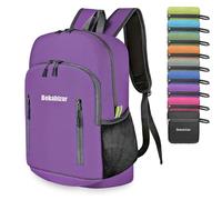 Bekahizar Foldable Backpack 20L Ultralight Hiking Small Travel Backpack for Men Women Kids Outdoor Sports
