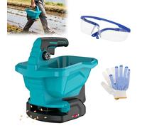 Bekasa Cordless Fertiliser Spreader for Makita 18 V, Battery Spreader Lawn Fertiliser 3.3 L 6-Stage Handheld Seeder and Spreader Cordless Hand Spreader for Fertiliser, Seeds, Soil or Salt (Without