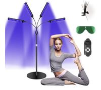 Bekasa Tanning Lamp for Home, 432Pcs LEDs Face Tanning Lamp 5 Modes 360° Rotatable, 45 W Sun Lamp for Face Body 460nm Blue Light Tanning Light with Adjustable Stand & Timer, Sunbeds for Home Tanning