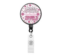 BEKECH Nursing Humor Badge Holder Wherever You Found The Audacity You Need to Put It Back Badge Reel for Nurse Doctor Gift (Wherever You Found)