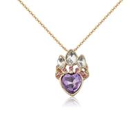 BEKECH Rapunzel Necklace Rapunzel Princess Pendant Necklace Fairy Tale Fan Gifts Jewelry for Women Girls, Stainless Steel, Stainless Steel