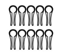 Bekecidi 10 PCS Gas Stove Guards, Oven Locks Child Safety Fire Guard, Plastic Baby Proof Stove Knob Gas Stove Knob Lock Clips for Child Baby Kitchen Safety (Black)
