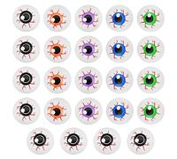 Bekecidi 24pcs Halloween Eyeballs Scary Eyeballs Hollow Plastic Eyeballs for Halloween Fake Eyes Eyeballs Halloween Terror Props for Halloween Party Decorations (2.7cm/1.06in)