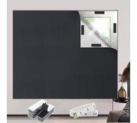 Bekeify 100% Blackout Blind, 200×145 cm Black out Blinds Stick on, Portable Temporary Blackout Blinds, Blackout Curtains, Cut to Fit Any Window Size Shape, No Drill, for Bedroom, Travel, RV Car, Loft