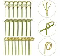Bekeify 300 PCS Cocktail Sticks 12 CM Appetizer Picks Wooden Knotted Skewers Bamboo Toothpicks for Birthday Party Decoration Finger Food Appetizers Drinks Dessert Fruits Sandwiches Garnish Accessories