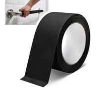 Bekeify 5 CM x 5 M Rubber Grip Tape Black Anti Slip Grip Tape Strong Self Adhesive Diamond Non Slip Texture Enhance Friction Soft Comfort Waterproof for Handles Contact Surfaces DIY Tools