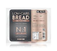 BeKeto Gluten Free Bread 190g - Low Carb, High Protein, High Fibre - Sliced Loaf - Keto Friendly, No Added Sugar