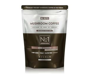 BeKeto Instant Coffee French Vanilla 250g - Mushroom - Functional Blend With Lion's Mane, Cordyceps, Reishi - Keto Friendly, Vegan, No Added Sugar ~30 Servings