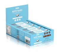 BeKeto Keto Bar + MCT Oil 12 x 40g | High Protein Low Carb Snack Bars | Only 3.6-4.7g Net Carbs | 14% MCT | No Added Sugar | Gluten Free | Keto Diet Snacks - Box of 12 (Chocolate Covered Cocon)