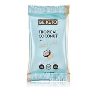 BeKeto Keto Bar - Tropical Coconut 40g - Low Carb, High Protein Snack Bar - Keto Friendly, No Added Sugar - On the Go