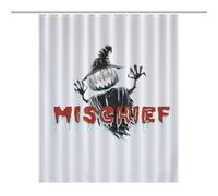 BEKGZYXWM Halloween-Scarecrow-T-shirt-Mug-Phone CaseLarge Size Shower Curtain 56.30x70.87Inch（143x180cm）, Opaque Privacy, 12 C-Shaped Hooks - Large Shower Curtain