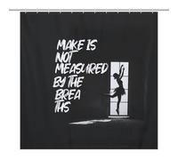 BEKGZYXWM Make Is Not Measured by The Breaths-ballet-red-T-shirt-mugLarge Size Shower Curtain 69.69x70.87Inch(177x180cm), Opaque Privacy, 12 C-Shaped Hooks - Large Shower Curtain
