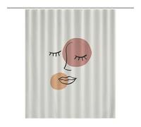BEKGZYXWM Stick Figure-yellow-red-T-shirt-sweatshirtFloor-Length Extra Long Shower Curtain 56.30x70.87Inch(143x180cm), Weighted Hem, Splash Guard - Curtain Fabric