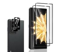 Bekiikoo Screen Protector for Honor Magic V2 for Tempered Glass and Honor Magic V2 Camera Protection [2+2 Pieces], Anti-Scratch 9H Hardness Protective Glass, HD Clear Screen Protector for Honor Magic