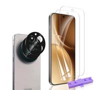 Bekiikoo Screen Protector for Vivo X300 Pro, TPU Film 2 Pieces and Tempered Glass Film for Camera, 2 Pieces, Full Coverage, Anti Scratch, HD Bubble Free