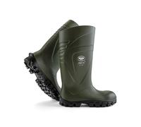 Robust Safety Boots for Men and Women with Steel Toecap and Steel Sole, Non-Slip, Wide fit, Boots Agriculture, Waterproof, Resistant to mud or detergents, up to - 30 Degrees, Green, UK 3.5 Mens Size