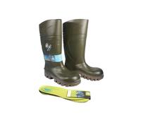 Bekina Boots StepliteX ThermoProtec Safety Wellington Boots Green