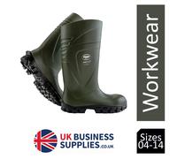 Bekina Steplite X Solid Grip Full Safety Boots Green {All Sizes} Workwear Safety