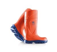 Robust Safety Boots for Men and Women with Toecap and Safety Sole, Metal Free, Work Boots for Fishing, Feather Light, Non-Slip, Winter Boots Insulating up to - 40 Degrees, Orange, UK 12 Mens Size