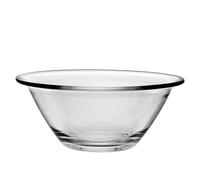 Bekinox Salad Bowl Round Transparent Glass 1 pc, Diameter 17 cm