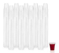Bekith 1000 Pack Communion Cups 15ml Reusable Clear Shot Cups, Fits Standard Communion Trays, Plastic Shot Glasses Strong Durable Hard Plastic, Clear