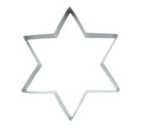 BekkiB - Cookie Cutter "Star" - Large Cookie Cutter Approx. 10.5 x 9.5 cm - Dishwasher-safe Stainless Steel Cookie Cutter - For Baking Cookies and Gingerbread - 2242