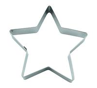BekkiB - Star cookie cutter - Large cookie cutter diameter 11.3 cm - For baking cookies and gingerbread - Dishwasher safe - 2244
