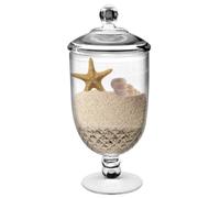 Bekmore Large Apothecary Jar with Airtight Lid in Premium Acrylic, Decorative Weddings Candy Buffet, Break-Resistant and BPA-Free, 52 Ounce