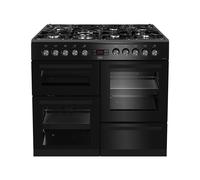 Beko 100cm Dual Fuel Range Cooker - Black KDVF100K