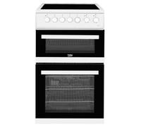 Beko EDVC503W 50cm Double Oven Electric Cooker