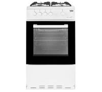 Beko 50cm Gas Single Cavity Cooker - KSG580W