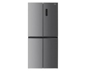 Beko 532 Litre 60/40 Freestanding American Fridge Freezer - Stainless Steel
