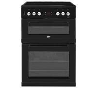 Beko 60cm Electric Cooker - Black KDC653K