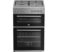 Beko 60cm Gas Cooker - Silver - A+ Rated