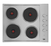 Beko HIBE64101X 61cm Solid Plate Hob - Stainless Steel
