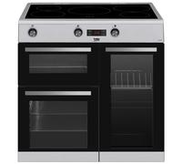 Beko 90cm Electric Range Cooker with Induction Hob - Stainless Steel - A/A Rated